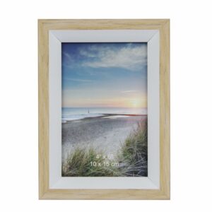 PHOTO FRAME 4X6" / 10X15CM NATURAL WHITE