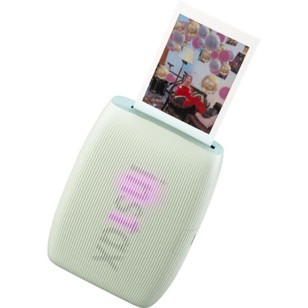 FUJI INSTAX MINI LINK 3 GREEN FILM AND CASE BUNDLE