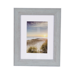 PHOTO FRAME 6 X 8" - MAT BOARD INSERT FOR 4 X 6" DISTRESSED DUCK EGG