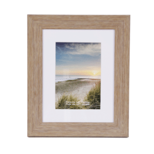 PHOTO FRAME 6 X 8" - MAT BOARD INSERT FOR 4 X 6" LIGHT BROWN