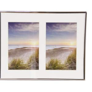 PHOTO FRAME SILVER - IRON NICKEL PLATED (4 x 6 x 2)