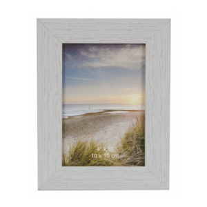PHOTO FRAME 4 X 6" WASHED GREY