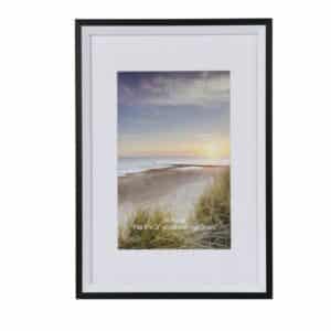 PHOTO FRAME A3 WITH MAT BOARD INSERT FOR 8X12" (BLACK)