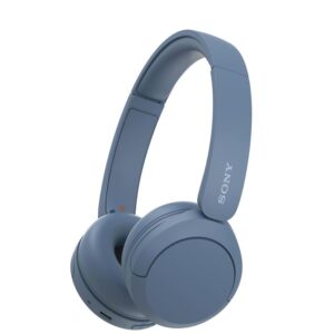 Sony WH-CH520 Wireless On-Ear Headphones with Microphone (Blue)