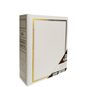 Vintage Photo Album White - 100 Pockets