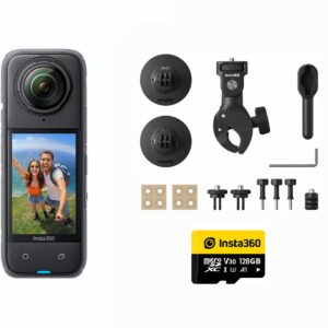 Insta360 X5 360 Action Camera Motorcycle Bundle
