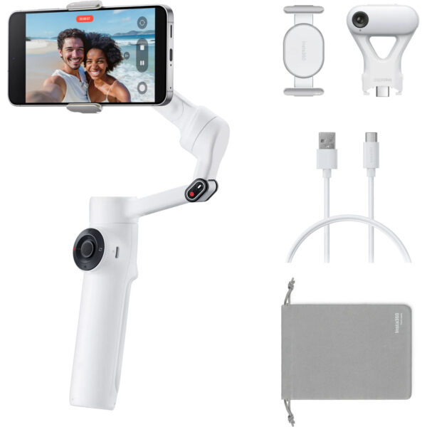 Insta360 Flow 2 AI Tracker Standard Bundle (Summit White)