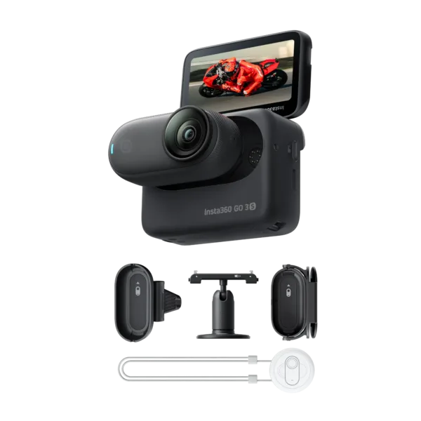 INSTA360 - GO3S 128GB  MOTORCYCLE IN-HELMET POV BUNDLE