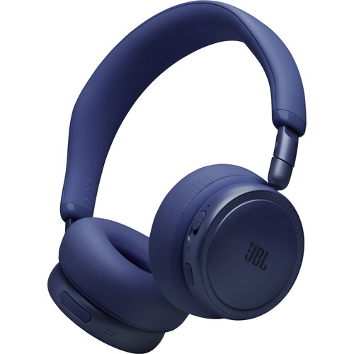 JBL Live 680NC Wireless Noise-Canceling On-Ear Headphones (Blue)